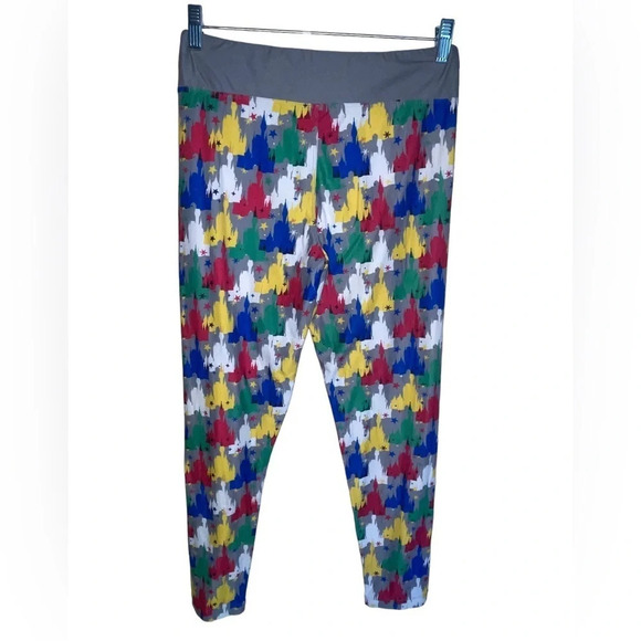 Disney Parks MAGIC KINGDOM Colorful Castles Women’s Leggings Size Medium 2020 - Picture 2 of 5
